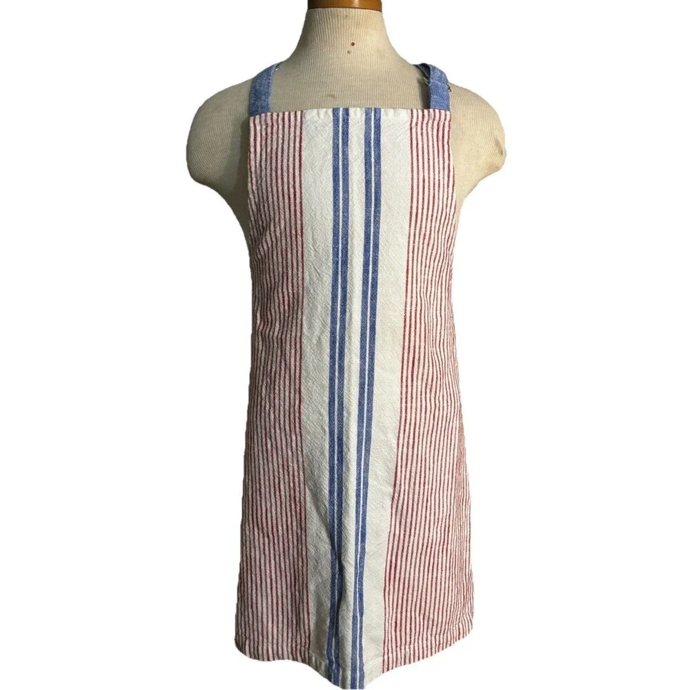Stars N Stripes Adjustable Neck Apron 100% Cotton Made In India